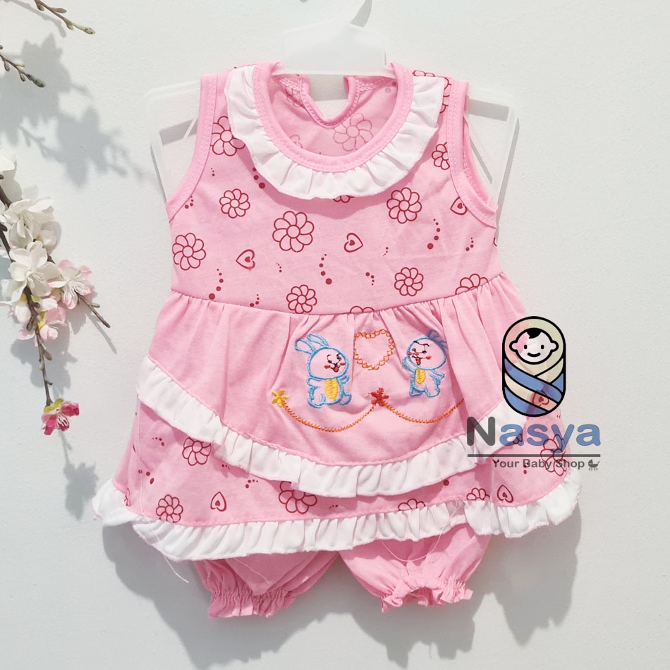 [N-081] Setelan baju bayi perempuan MURAH (3-6 bulan)