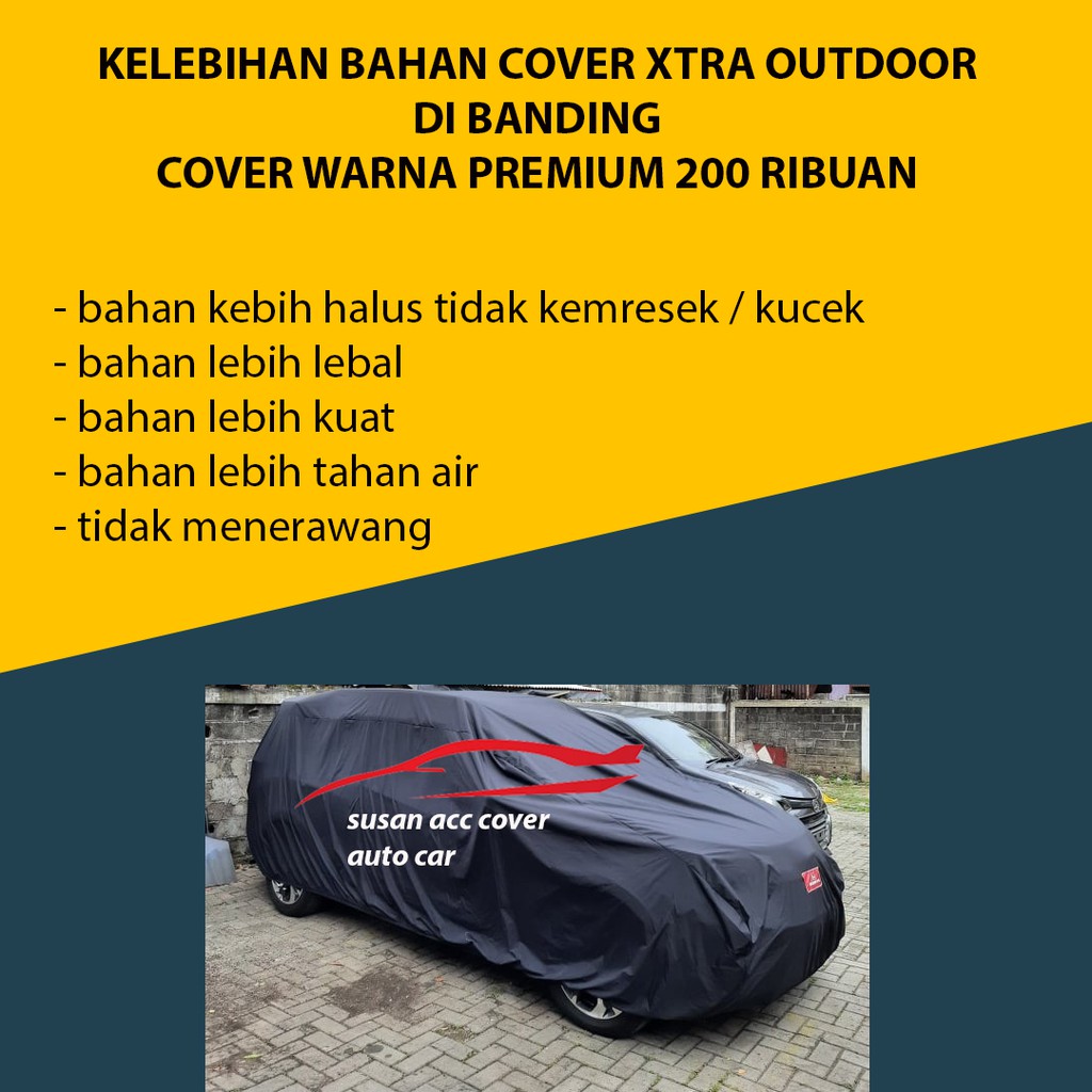 XTRA OUTDOOR Body Cover Mobil Nissan Livina Sarung Mobil Livina/Grand Livina/ livina x gear Anti Air