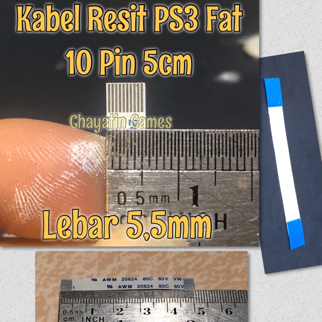 Kabel Riset PS3 Fat - Kabel Power PS3 Fat