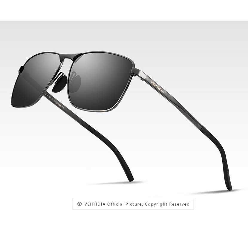 Grab Medan Kacamata Vintage UV Polarized Sunglasses - 2462 Veithdia