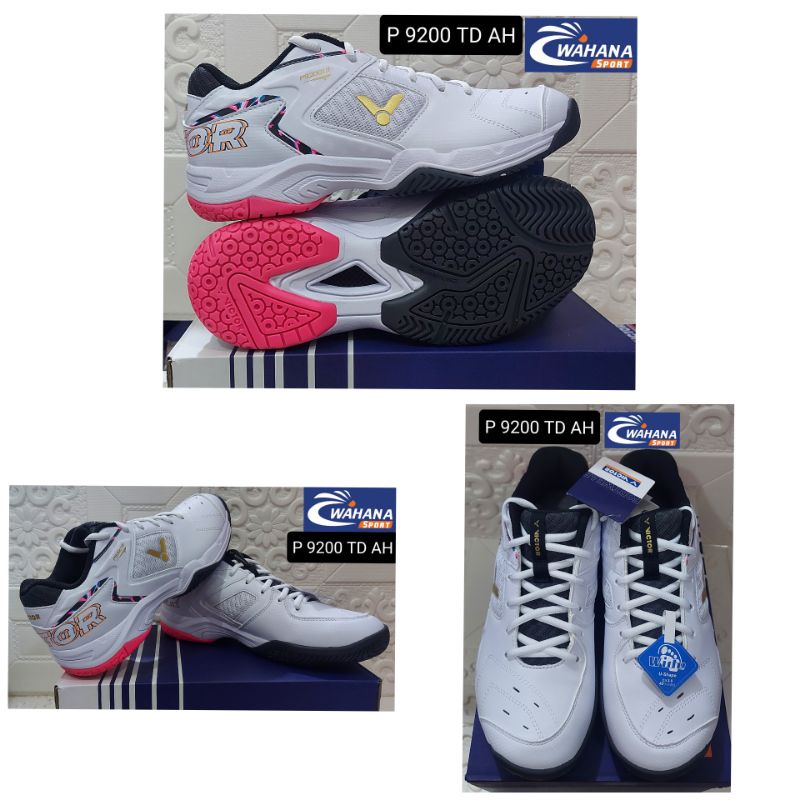 Sepatu Badminton Victor P 9200 TD AH-Free Kaos Kaki