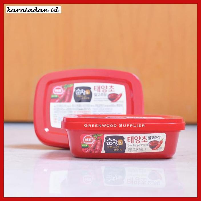 

gnidderdsaus- taeyangcho gochujang / hot pepper paste / saos bibimbap (170g) -asliiiiii.
