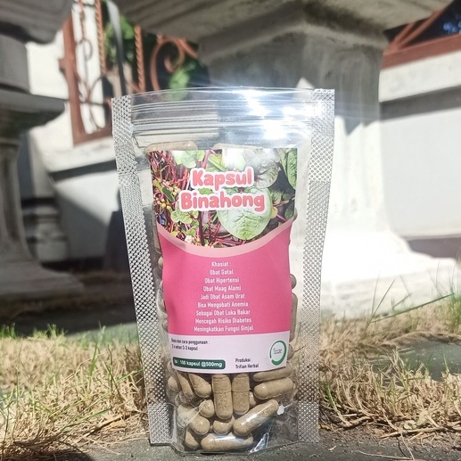 Kapsul Herbal Binahong isi 100 kapsul untuk kesehatan trifian herbal