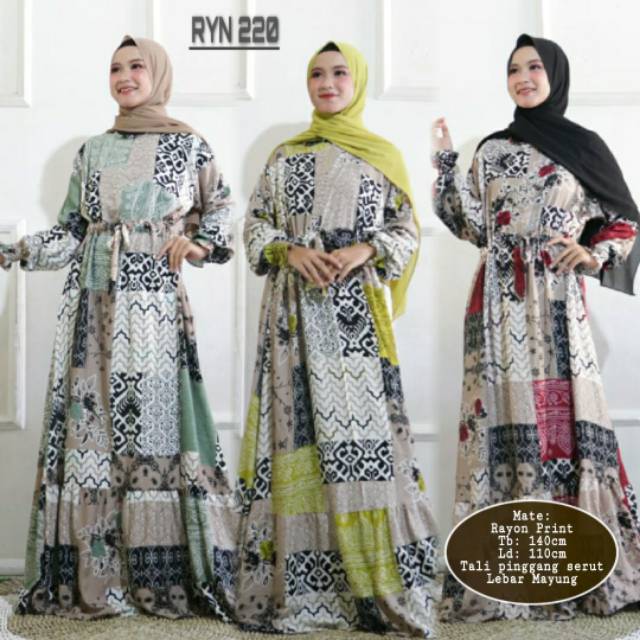 Vanesha homedress katun rayon bangkok RYN 220