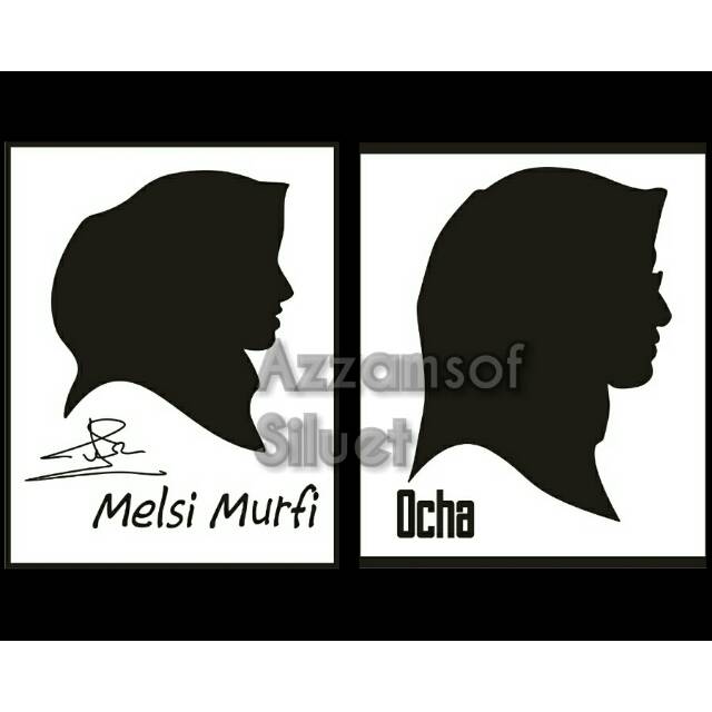 Siluet, line art, vector dan lain lain