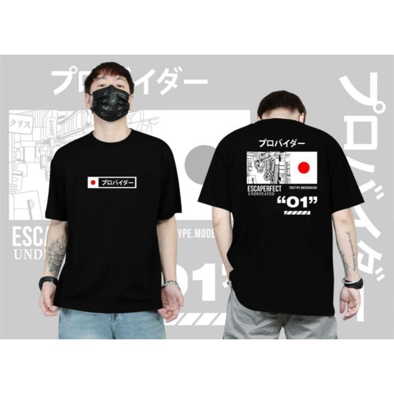 KAOS DESAIN JEPANG/KAOS DISTRO PRIA/KAOS TSHIRT KAOS HITAM