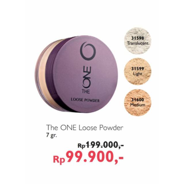 Bedak tabur oriflame The One Loose Powder