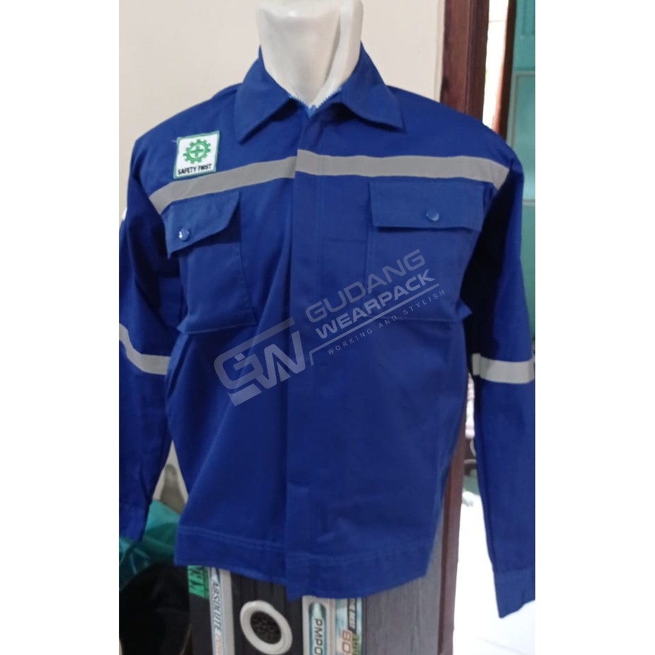 WEARPACK ATASAN Gudang Wearpack - Baju Kerja Seragam Proyek Warna BENHUR POLOS