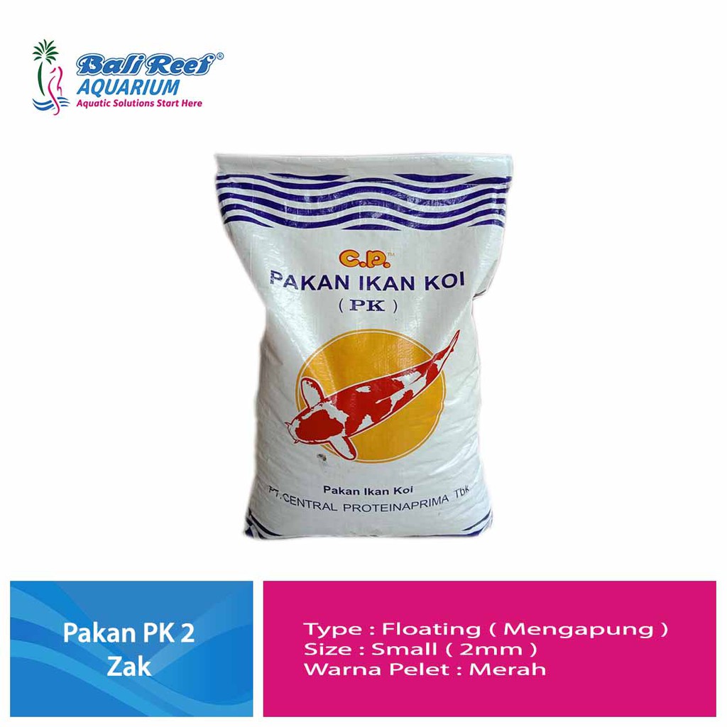 

Pakan PK 2 Pakan Ikan Koi Kemasan Zak
