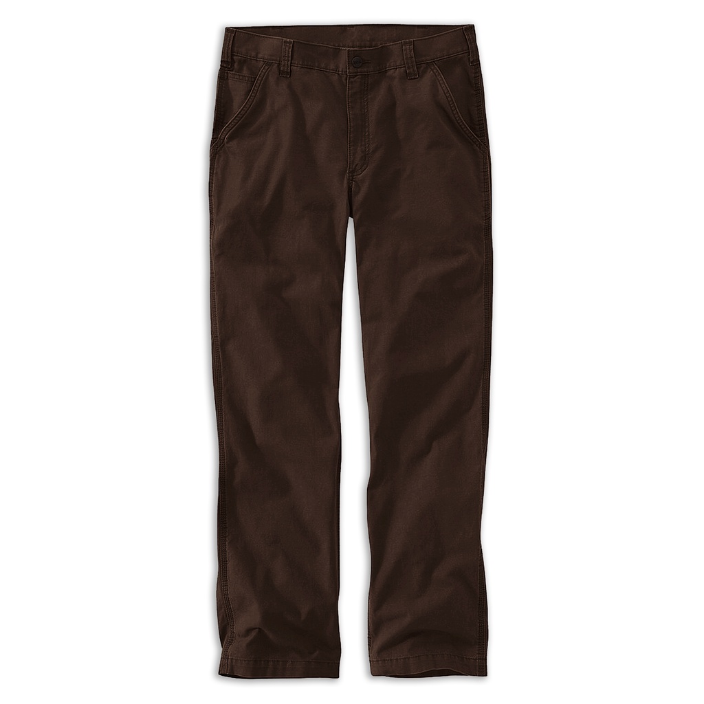 Dritto Baggy Long Pants Canvas - Celana Panjang Regular - Coklat