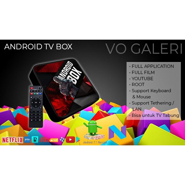 ANDROID TV BOX ( RUBAH TV BIASA ANDA MENJADI SMART TV) NEW - FULLSET, FULL APLIKASI, FULL INSTALL M2