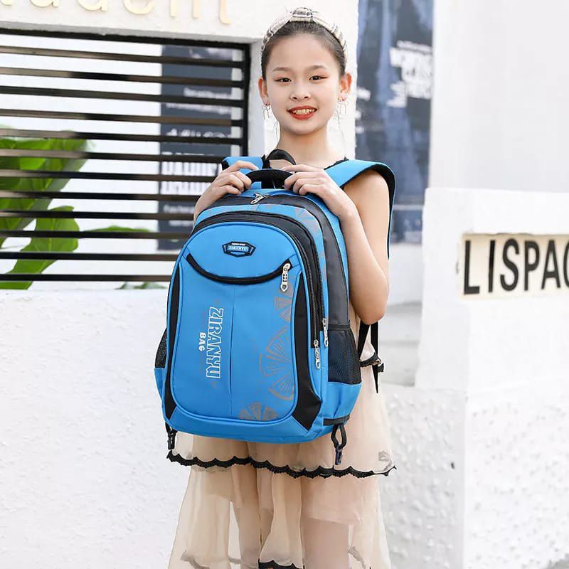 Qisswa _Tas Anak Sekolah Simple SMA SMP dan SD Laki Laki Garsel FKT 5929 Backpack Cowok Ransel Punggung Gendong