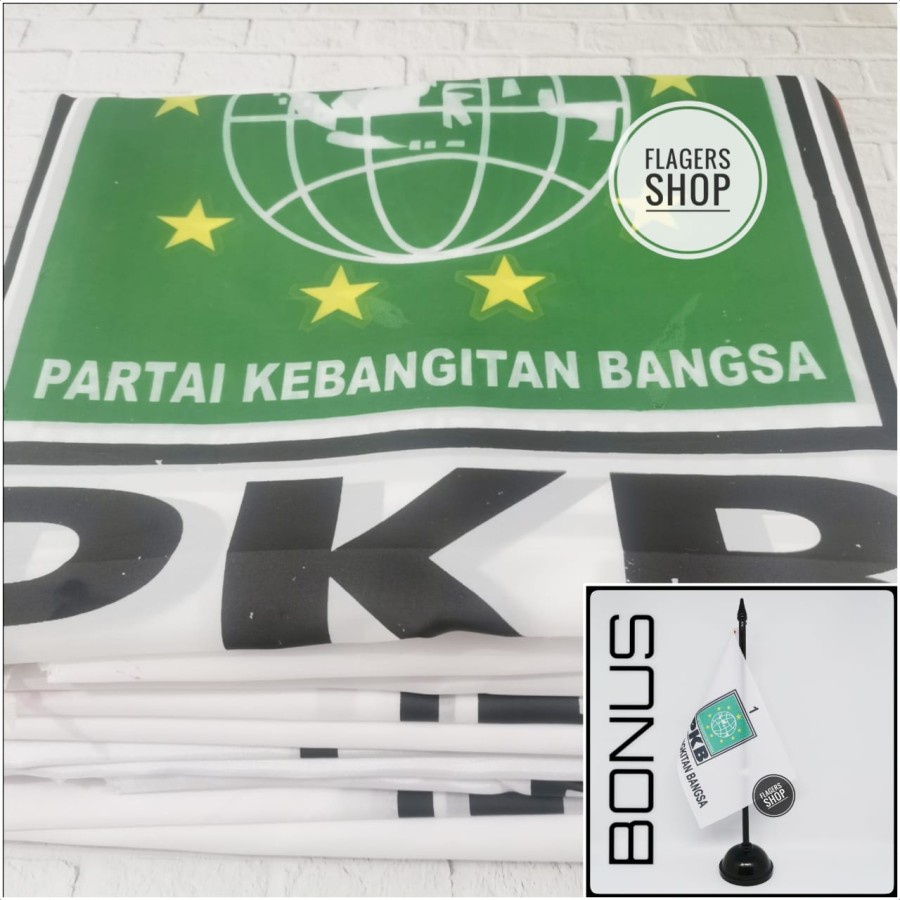 

[ISI 100 PCS] Bendera Partai PKB 80x120 cm