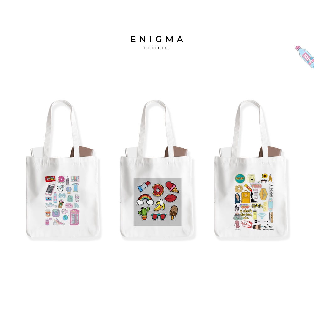 SALE TOTEBAG KANVAS ORIGINAL ENIGMA TOTEBAG KANVAS TOTEBAG WANITA