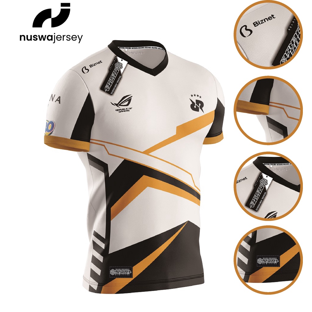 JERSEY RRQ | 2021 | TERBARU | HOSHI | ANAK | SEASON 8 | BAJU RRQ | ML | LAKI-LAKI | KAOS RRQ | PUTIH