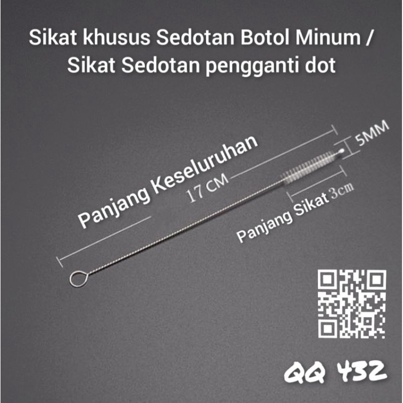 Sikat khusus sedotan botol minum sikat sedotan pengganti dot