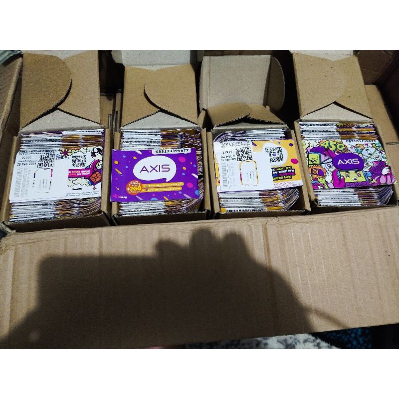 Perdana Axis Aktif Siap OTP Fresh & Acak