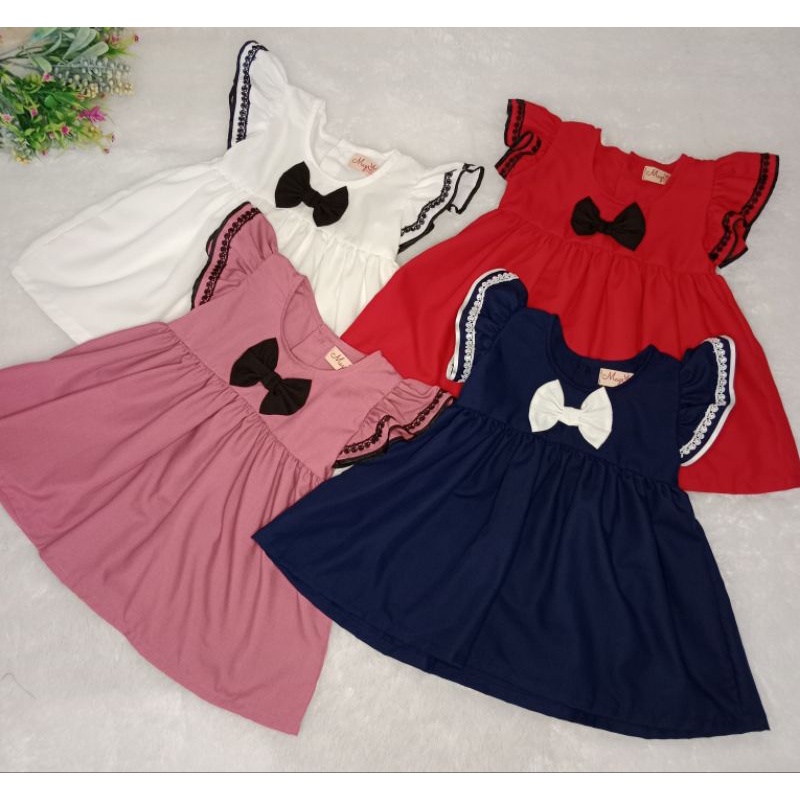 GAUN ANAK GAUN BAYI DRESS ANAK DREES BAYI GAUN ANAK PEREMPUAN GAUN ANAK 1-4 TAHUN
