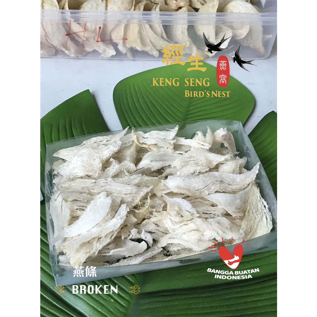 

Sarang Burung Walet Bersih Patahan Real Birdnest
