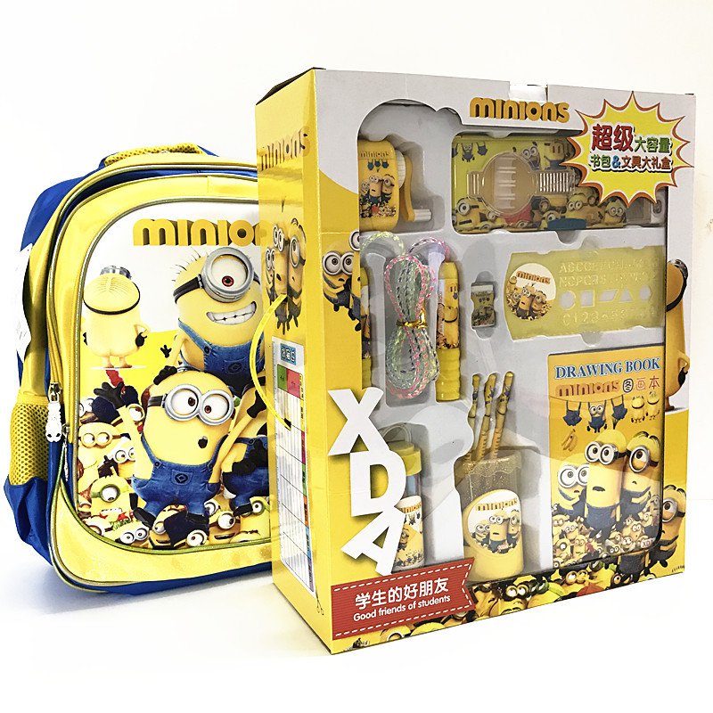 

School Schoolbag Stationery Gift Set Children's School Supplies Birthday Gift Pupils' Stationery Gif