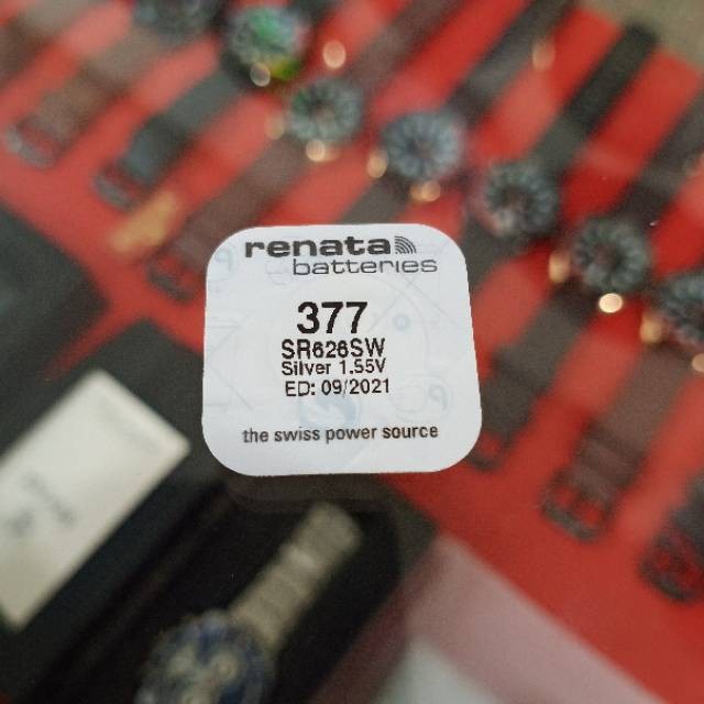 Renata Baterai 377 Original Renata battrey 626 swiss SR626SW
