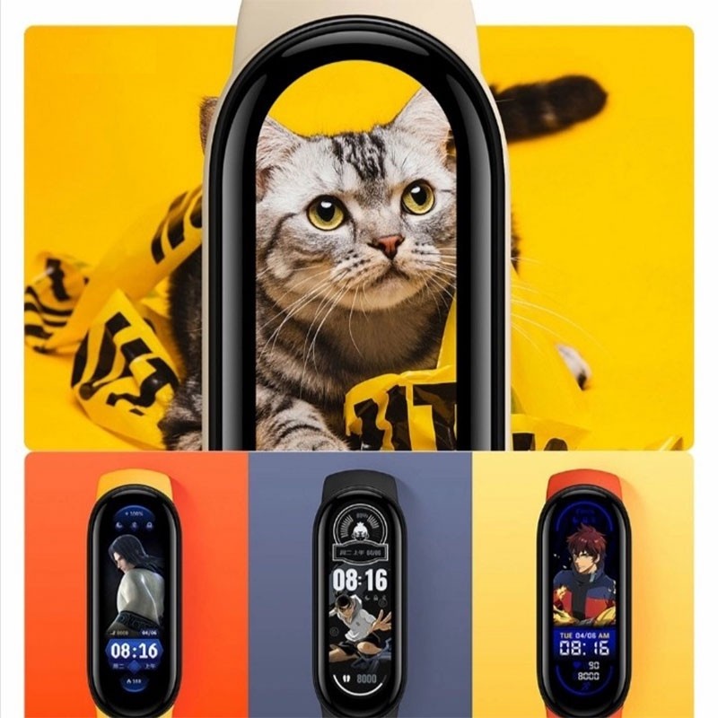 Xiaomi Mi Band 6 AMOLED Smart Band SpO2 Blood Oxygen Garansi Resmi TAM