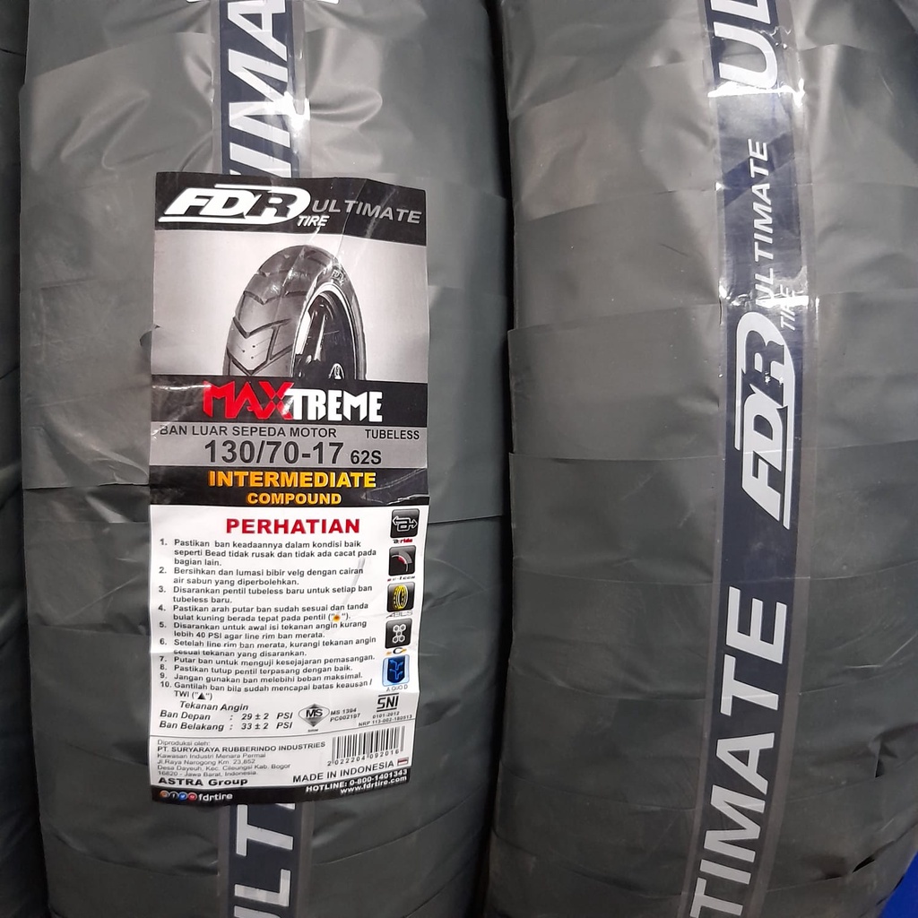 Ban motor sport FDR Maxtreme 130 70 17 Tubeless