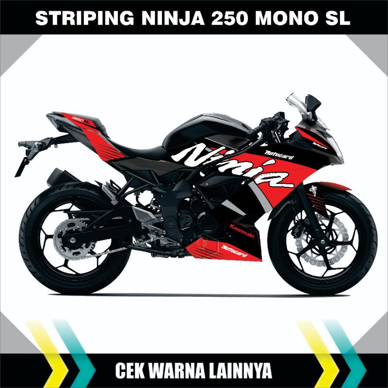 STRIPING/STICKER STIKER NINJA 250 MONO SL/NINJA MONO 250 SL