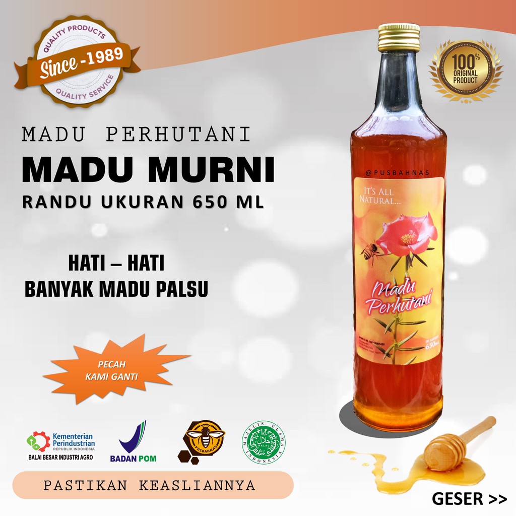 

MADU MURNI - MADU PERHUTANI RANDU 650ML