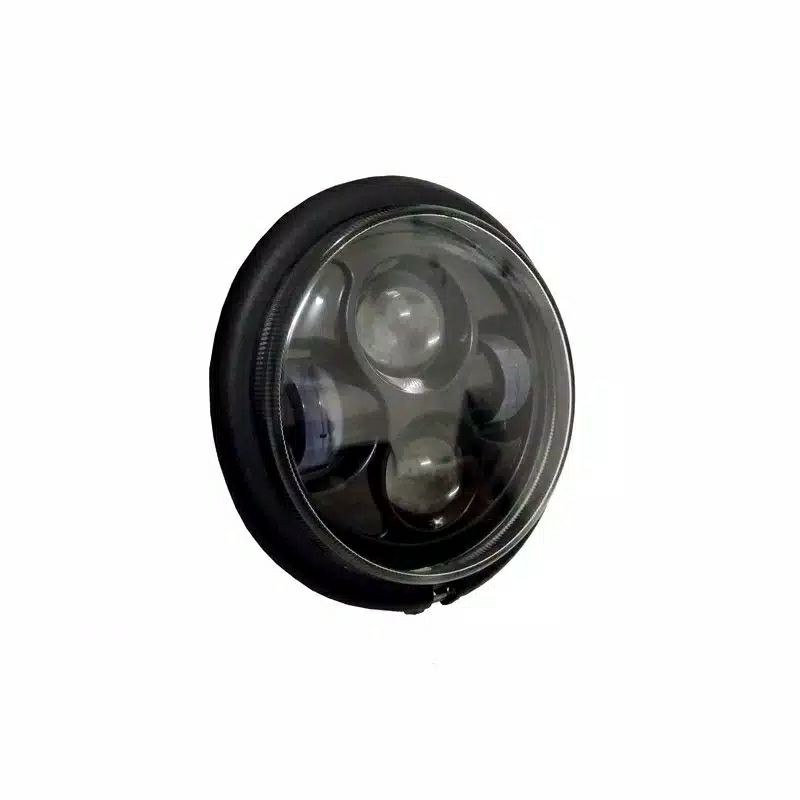 Headlamp Reflektor Lampu Depan Led Daymaker 5 75 Inch 4 Led + Batok Hitam