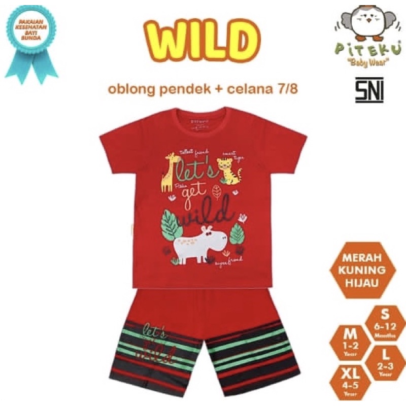 Piteku setelan wild series