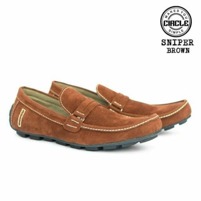 Sepatu Pria | Sepatu Murah | Sepatu Handmade Bandung | Sepatu Circle Sniper Brown