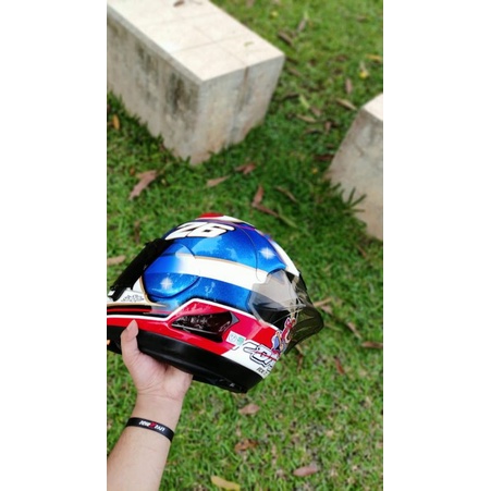 spoiler arai aftermarket v2 for rxrr5 rx7x not for shoei agv suomy hjc