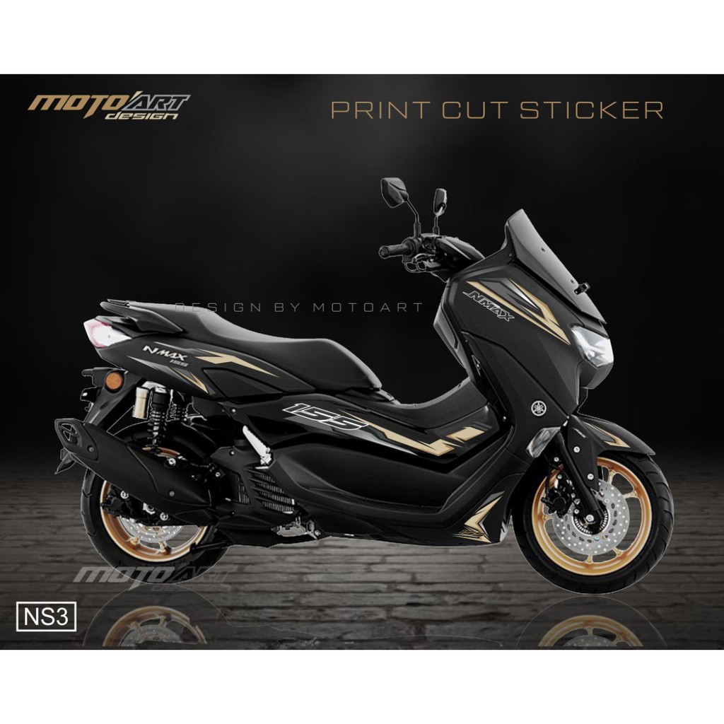 NEW STICKER YAMAHA ALL NEW NMAX MOTIF PRINT CUTTING