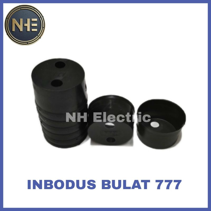 Inbodus Bulat 777 - Inbodus Bulat Hitam - In Bow Dus Bulat - Mangkok Listrik Bulat 777