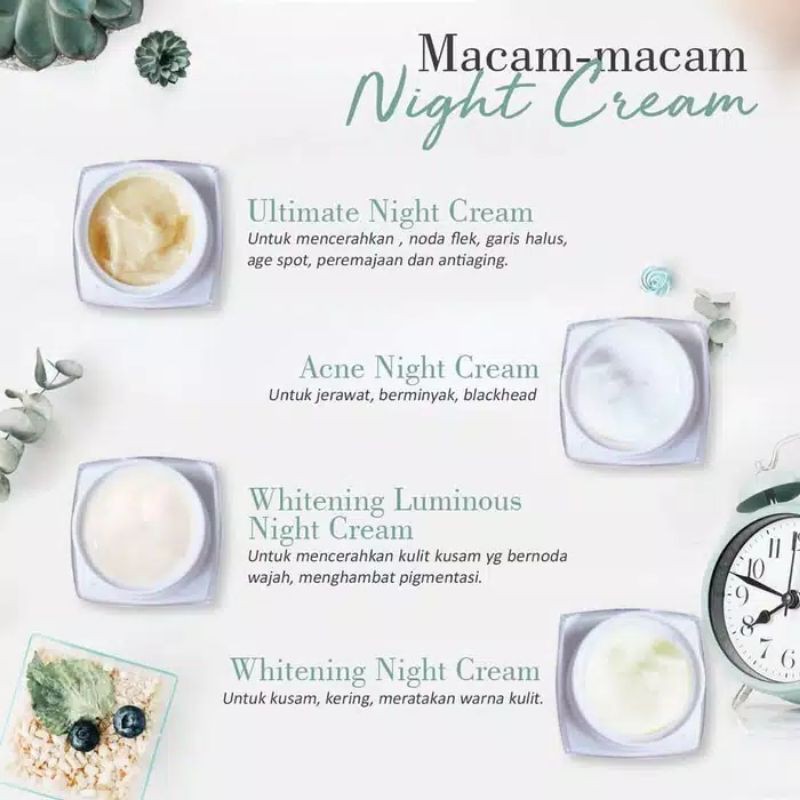 MS GLOW NIGHT CREAM / CREAM MALAM MS GLOW