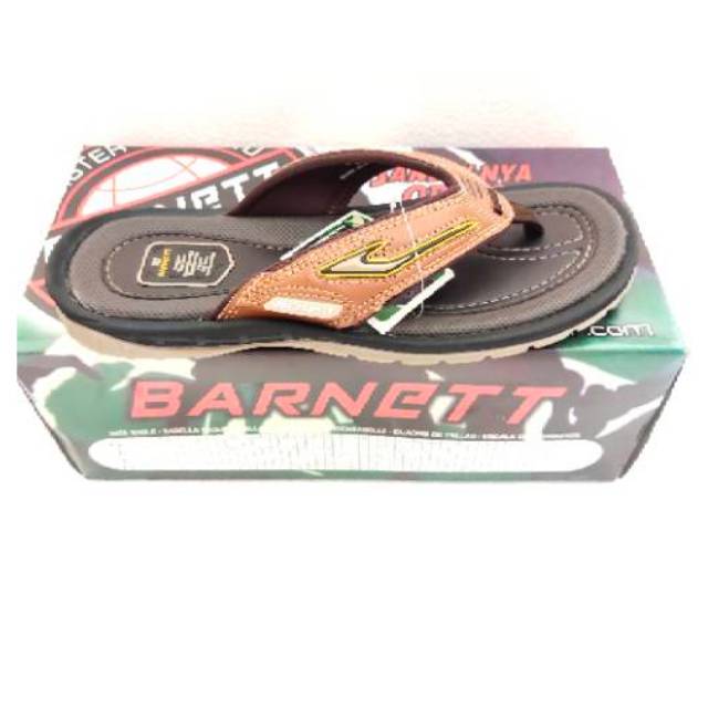 Sandal pria Barnett Baron Star/Sandal kasual pria  Barnett Baron star/sandal santai pria Barnett TAN