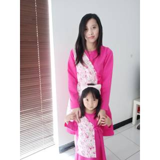 Tunik couple  mom and baby baju  kembar  ibu dan anak  