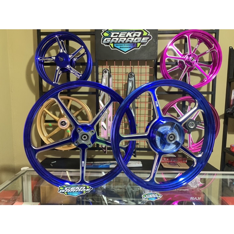 VELG ENKEI SKK 505/VELG PALANG LURUS BIRU ANODIZE PNP FIZR JUPITER Z Z1 RXKING VEGA R MXOLD