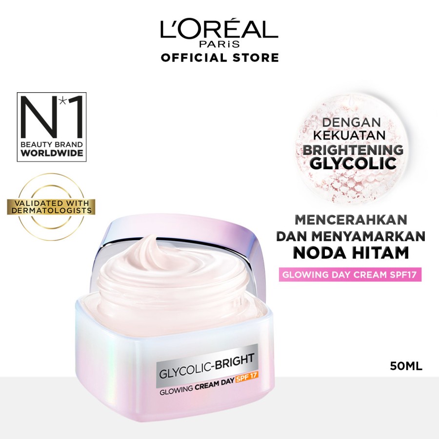 L'Oreal Paris Glycolic Acid Day/Night Cream 15ml/50ml