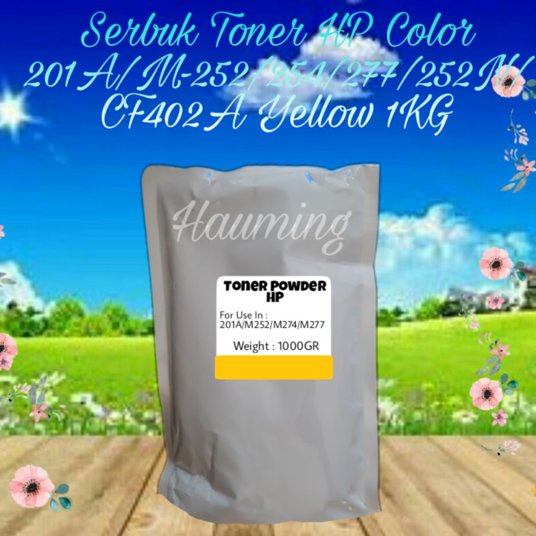 Serbuk Toner HP 201A M252 M274 M277 M252n M252dw M274n M277n M277dw CF402A Yellow 1kg