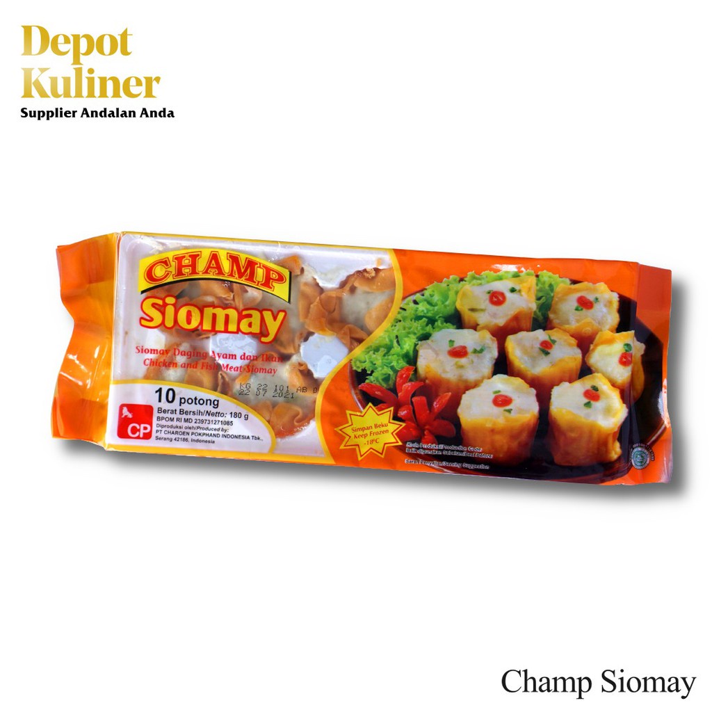 Siomay Champ / Siomay Ayam / Siomay Ikan - Depot Kuliner Champ Isi 10 Pcs