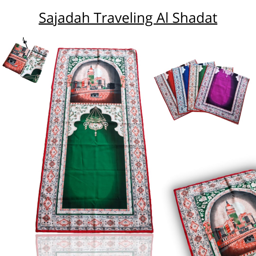 Sajadah Travelling Sejadah Traveling Sajadah Travel Saku Lipat Anti Air Motif Modern Sajadah Traveling Pouch Terbaru Terlaris dan Murah