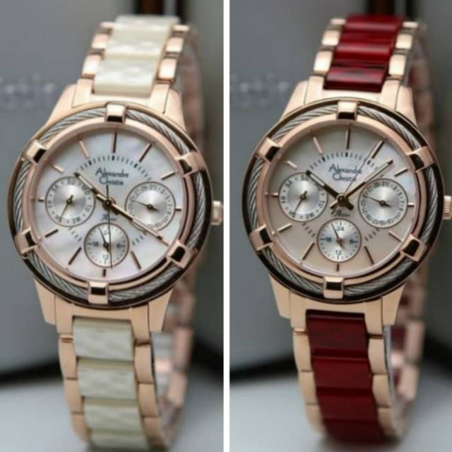 JAM ALEXANDRE CHRISTIE 2654 AC 2654 ORIGINAL GARANSI RESMI JAM TANGAN WANITA ORIGINAL 100%