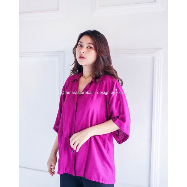 KEMEJA RAYON OVERSIZED