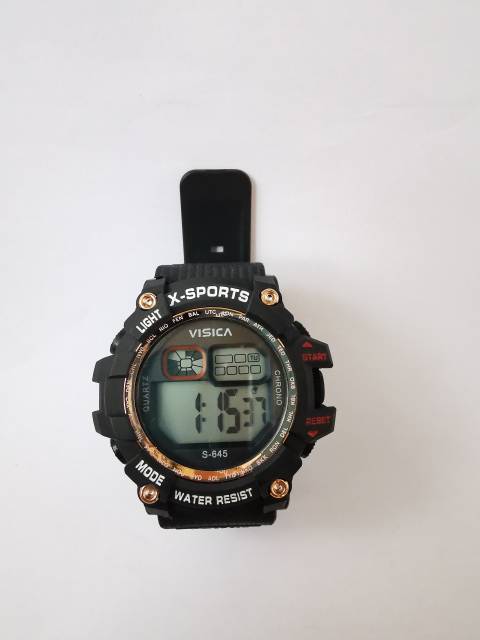 Jam tangan digital Sporty water Resist Visica 645