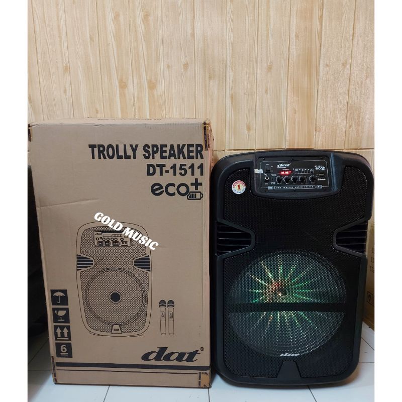 SPEAKER PORTABLE DAT DT 1511ECO+ ORIGINAL PORTABLE WIRELESS DAT DT1511  GARANSI