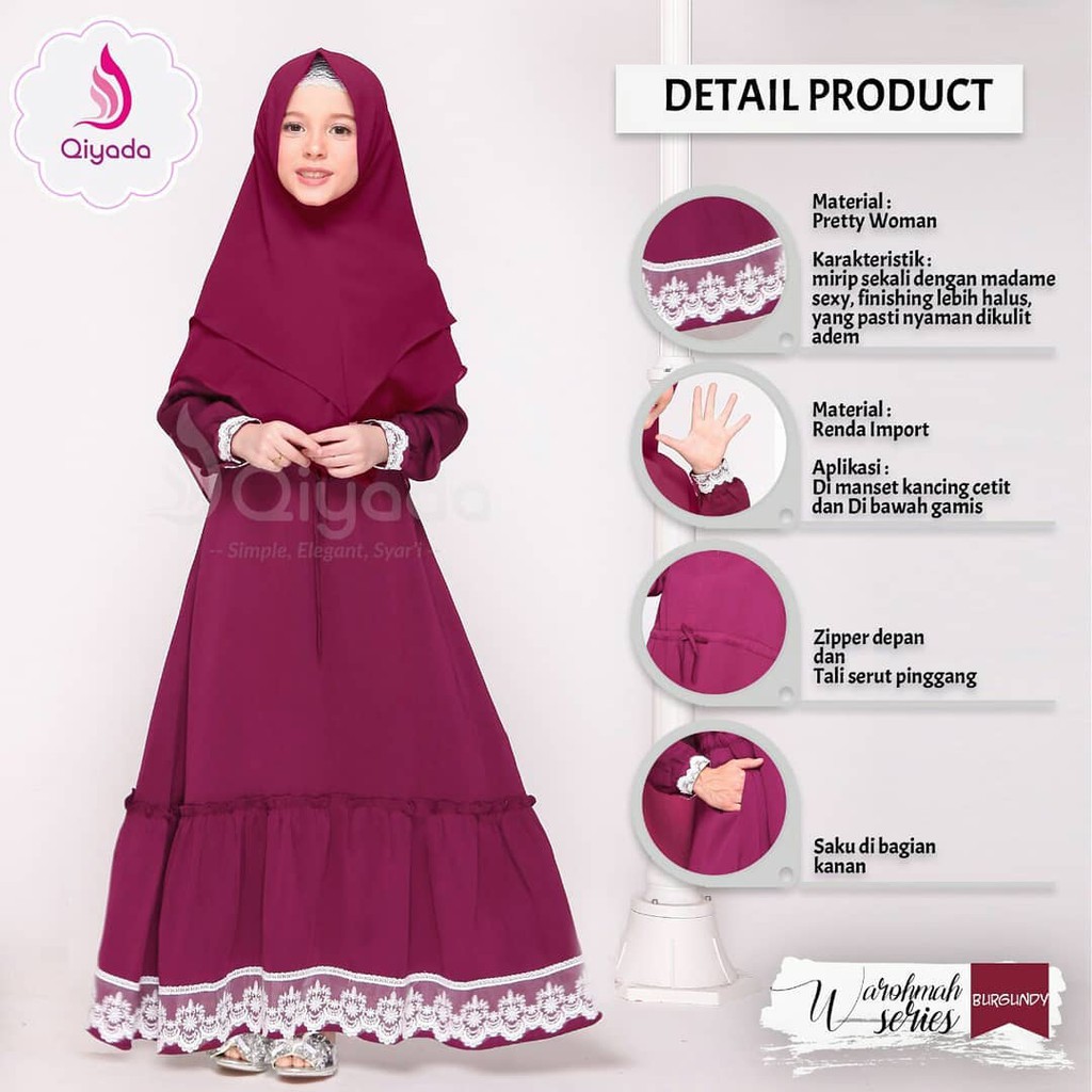 GAMIS WAROHMAH KIDS By QIYADA
