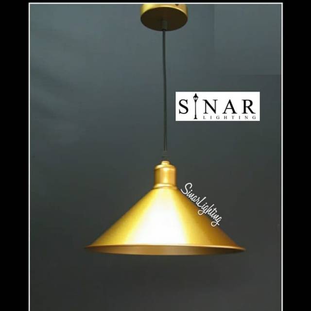 Lampu gantung tunggal teras minimalis 6855