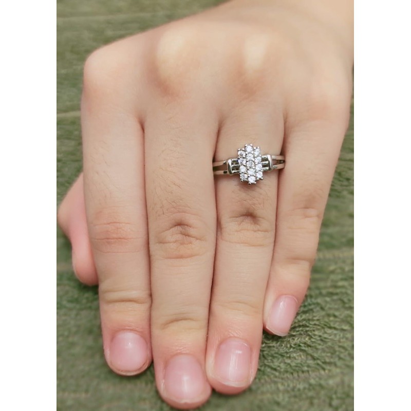 cincin perhiasan emas anak lapis emas putih titanium silver cincin anak murah imut cantik